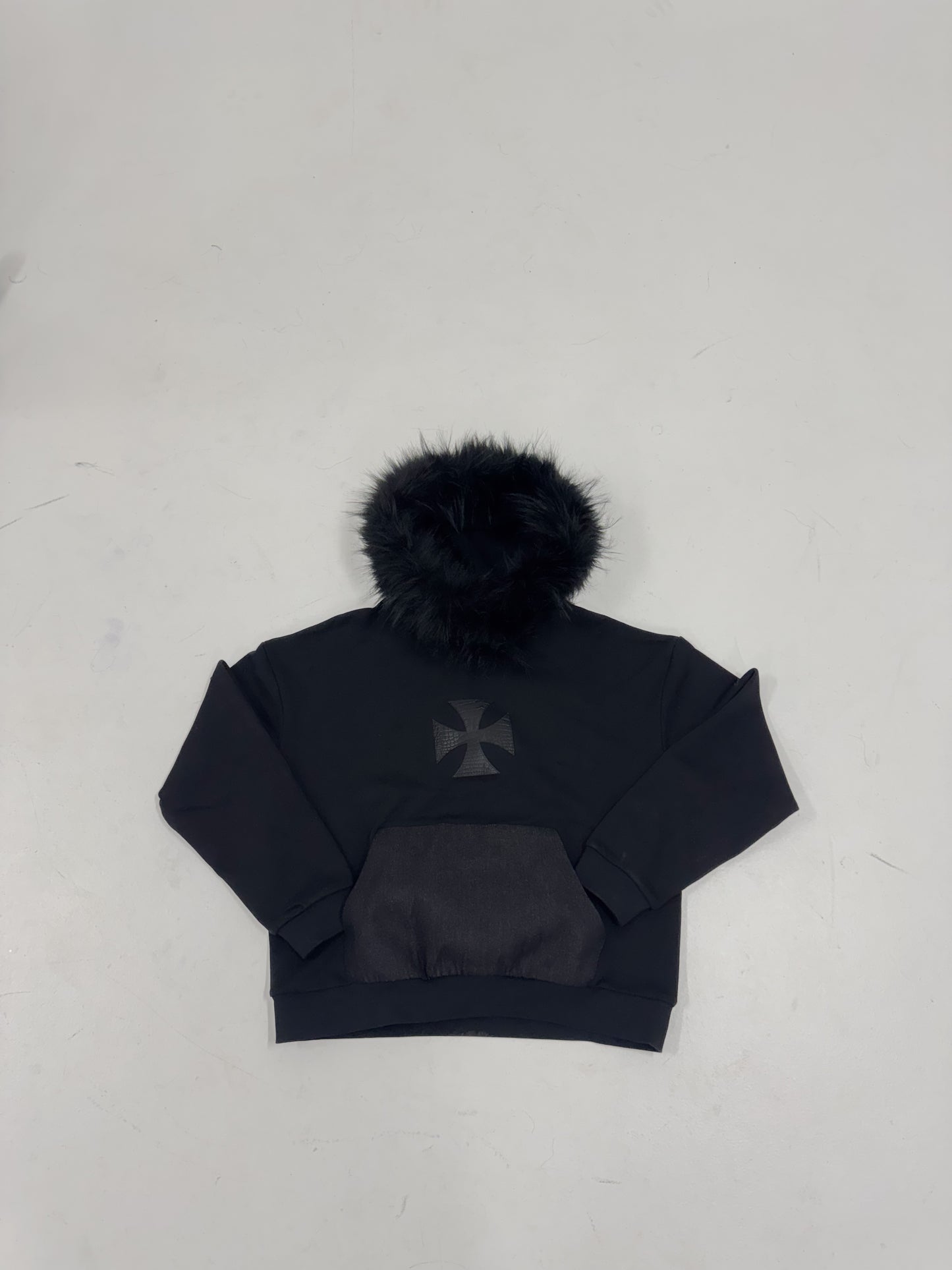 "FUR DENIM" HOODIE